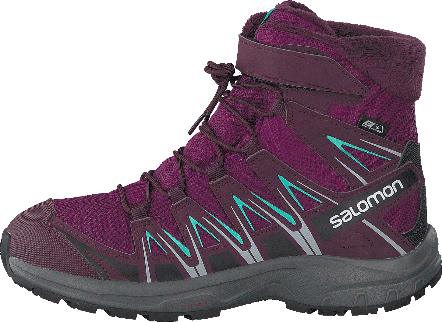 Xa Pro 3d Winter Ts Cswp J Darkpurple/potentpurple/atlant, Unisex, Topánky, Členkové topánky, Členkové topánky, Fialová, EU 35