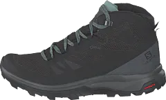Salomon - Outline Mid Gtx® W Black/magnet/greenmilieu