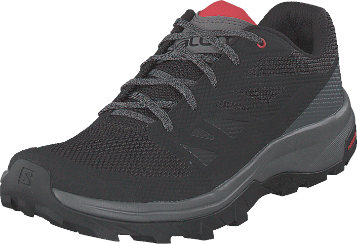 Salomon - Outline Black/quietshade/highriskred
