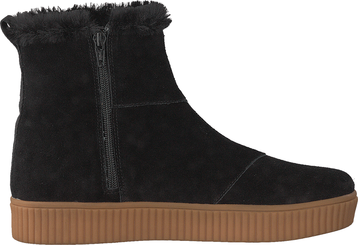 Anna High Suede Black