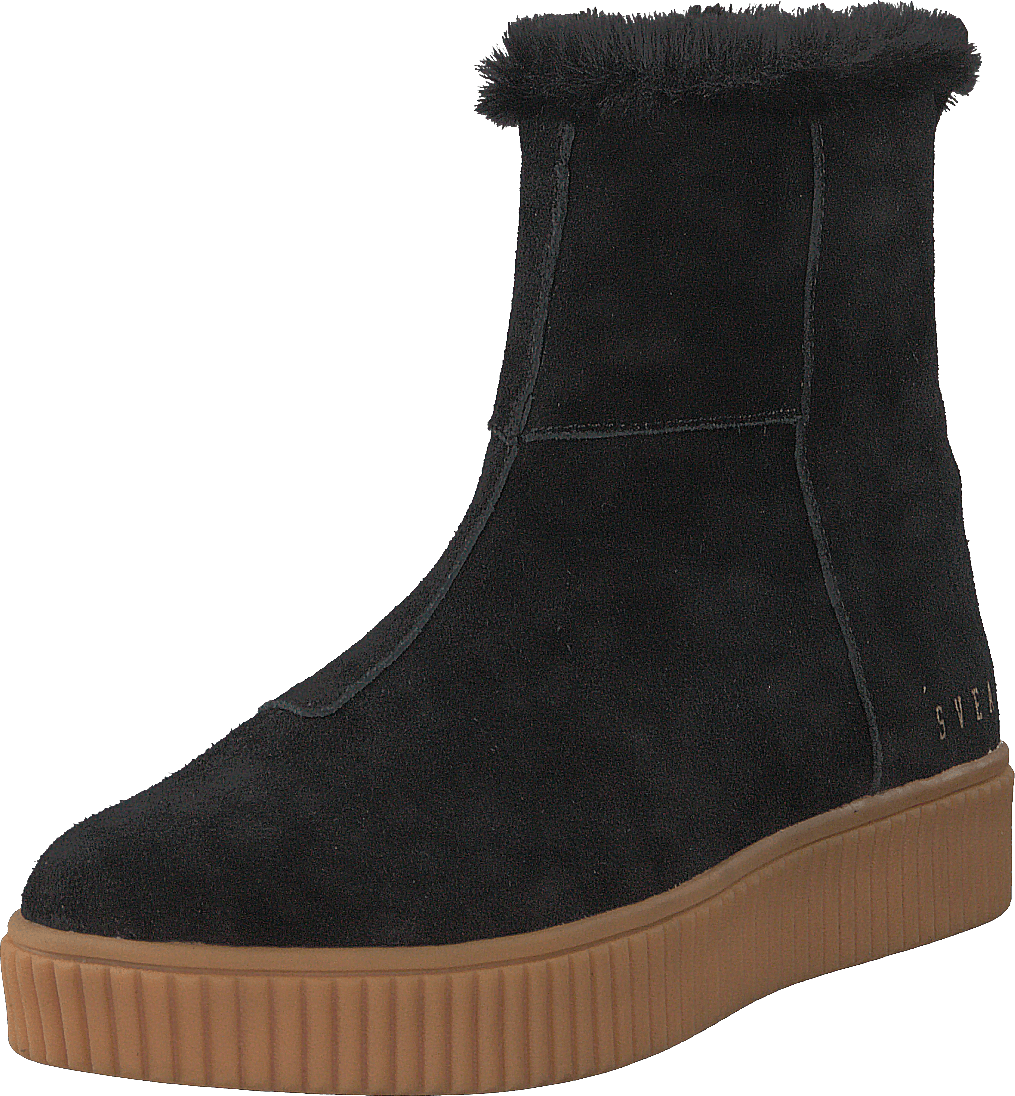 Anna High Suede Black