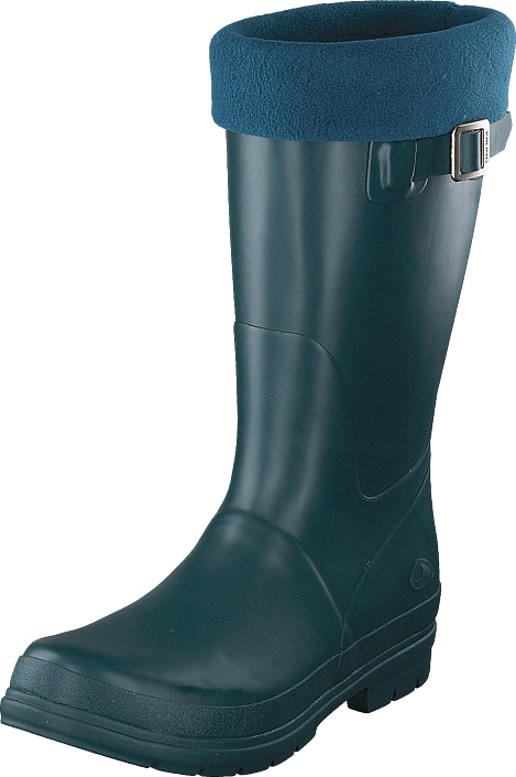 Viking - Vendela Jr. W/fleece Sock Dark Green