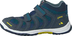 Viking - Cascade Ii Mid Gtx Denim/lime