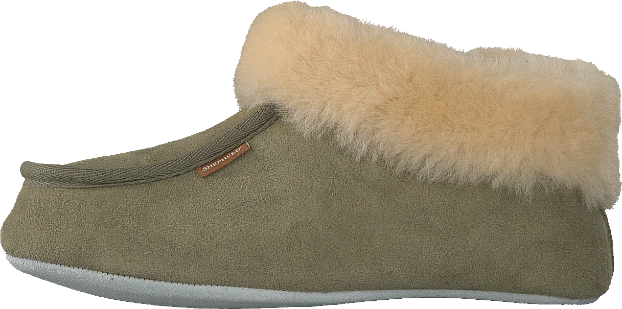 Moa Oilve Chestnut, Female, Skor, Sandaler och Tofflor, tofflor, Brun/Grön/Beige, EU 38