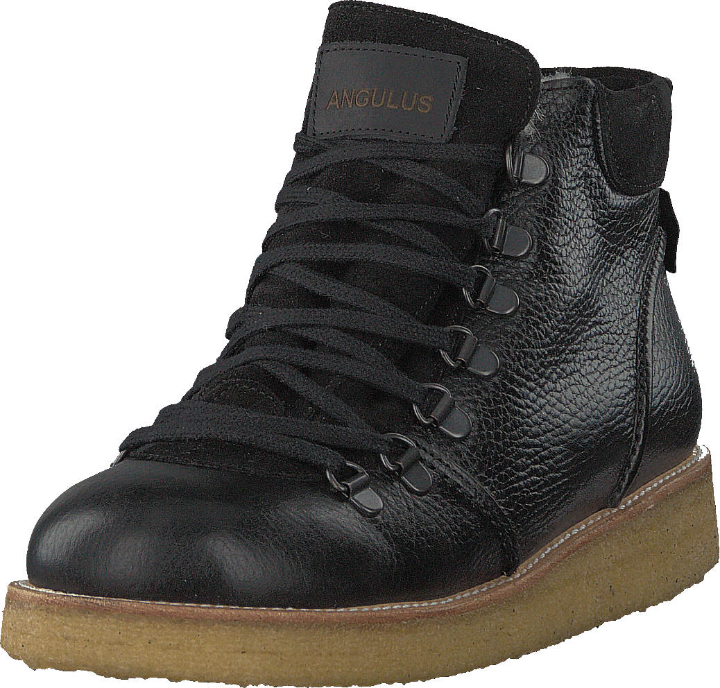 Tex-boot With Laces Black