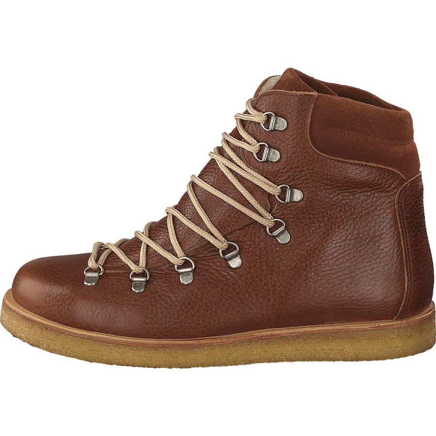 Boot With Laces And D-rings Medium Brown
