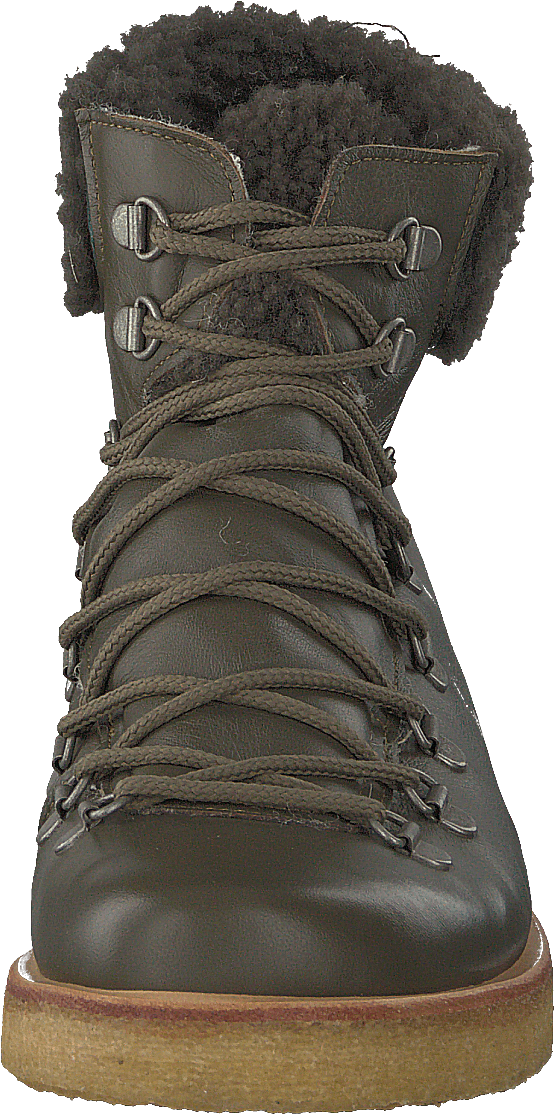 Boot With Laces And D-rings Olive