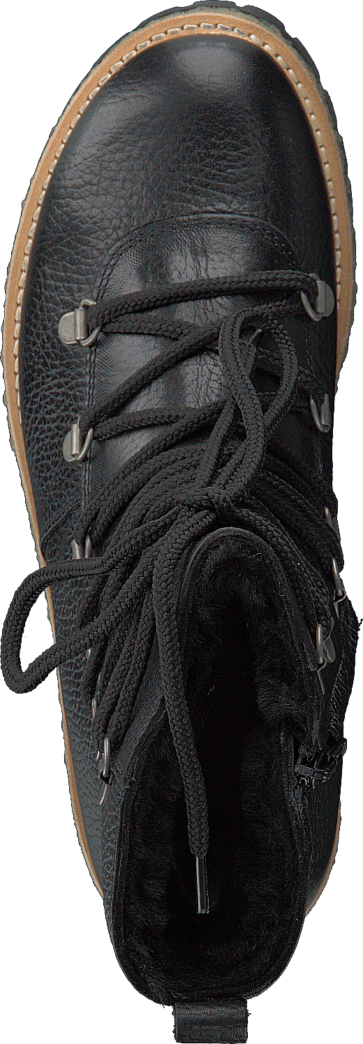 Boot With Laces And D-rings Black