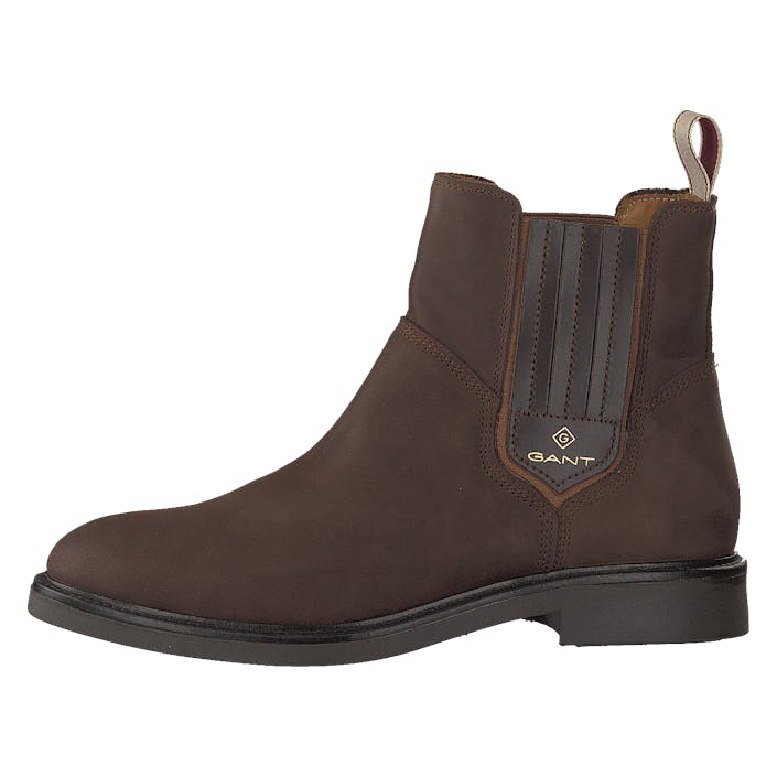 Ashley Chelsea Dark Brown, Female, Topánky, Členkové topánky, chelsea boots, Hnedá, EU 40