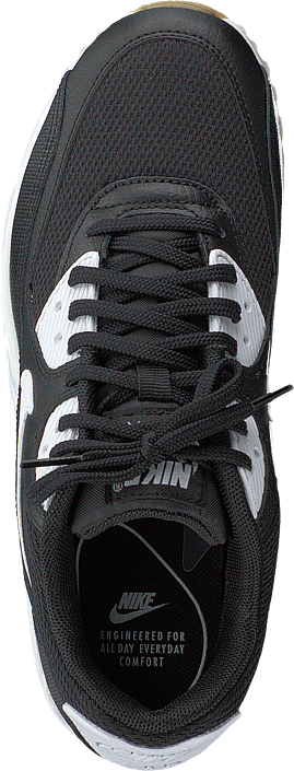 Wmns Air Max 90 Shoe Blk Wht Gum Light Brown Wht Footway