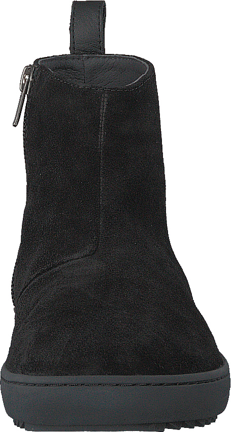 Myra Women Black Suede Leather