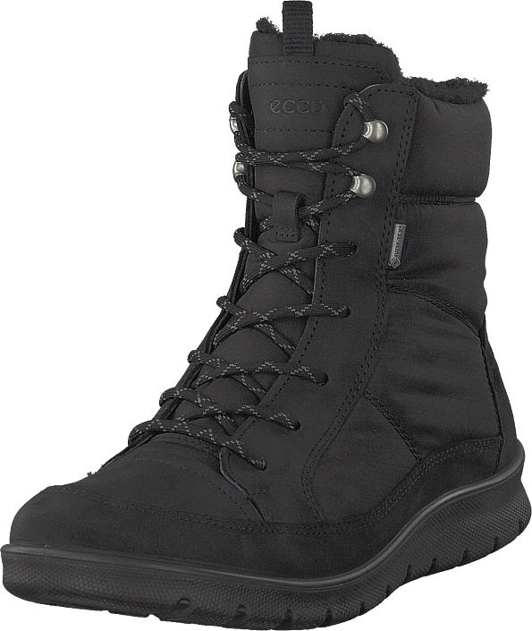 black ecco boots