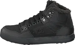 DC Shoes - Pure High-top Wc Wnt Black/black/black