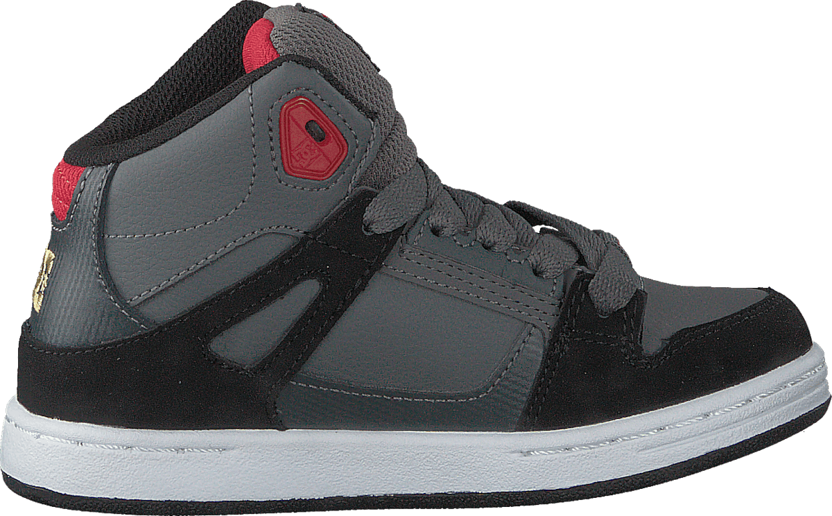 Pure High-top Grey/black/red