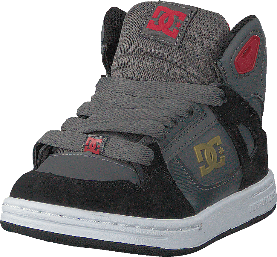 Pure High-top Grey/black/red