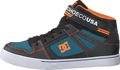 DC Shoes - Pure High-top Ev Black/orange/blue