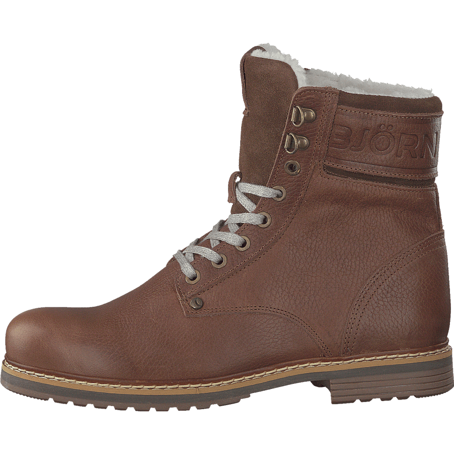 Josie High Fur Dark Brown