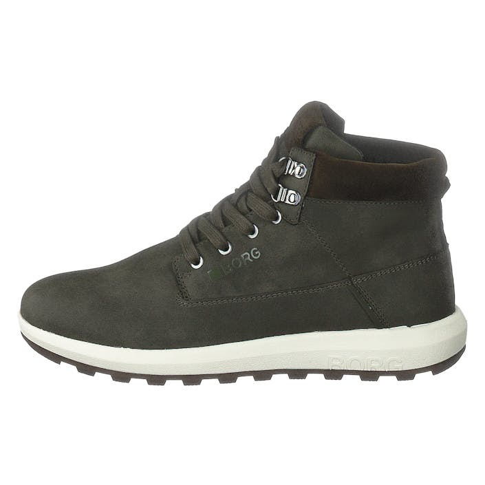 R800 Hgh Wsh M Dark Green, Male, Sko, Sneakers, høye sneakers, Grønn/Lilla, EU 43