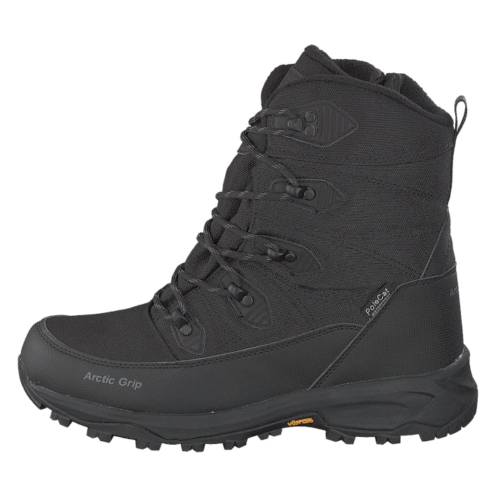 430-8921 Vibram Arctic Grip Black, Unisex, Shoes, Boots, hiking boots, Black, EU 42