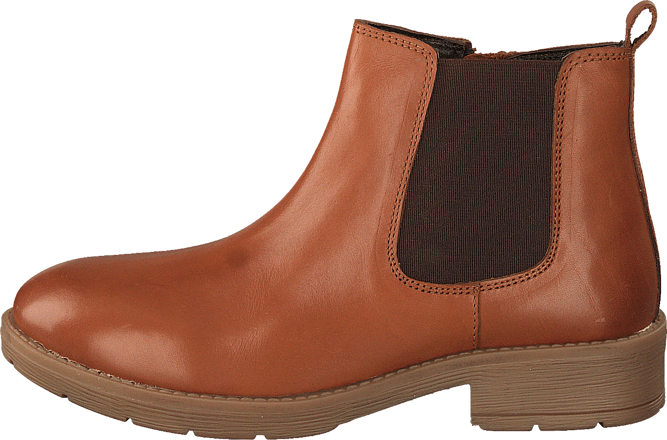 451-5011 Warm Lined Leather Cognac, Unisex, Schoenen, Laarzen, chelsea boots, Bruin, EU 37