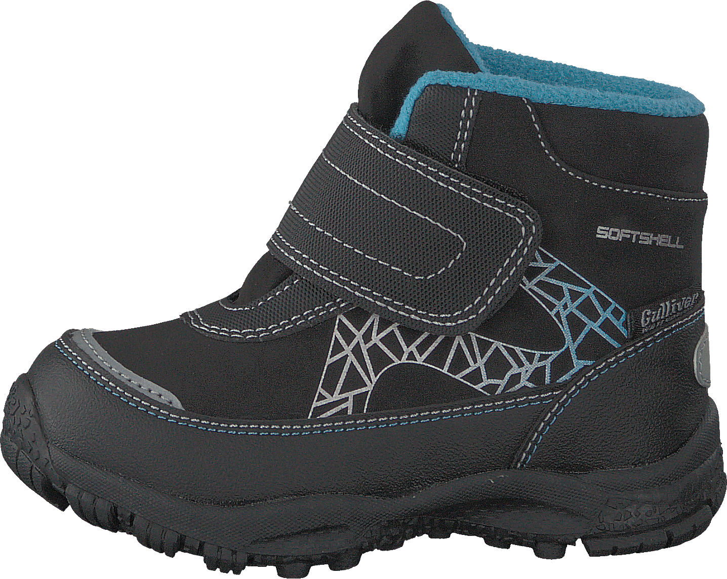 430-2962 Waterproof Warm Lined Black/blue, Unisex, Sko, Boots, Boots, Svart, EU 27