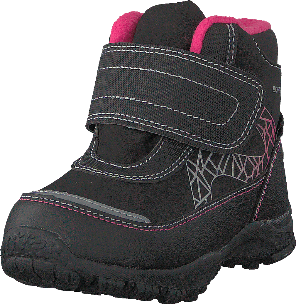 430-2962 Waterproof Warm Lined Black/fuchsia