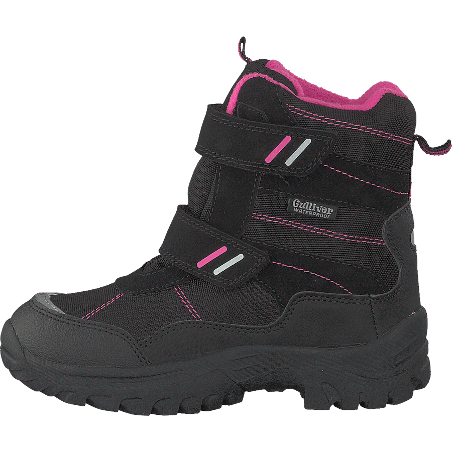 430-9113 Waterproof Warm Lined Black/fuchsia