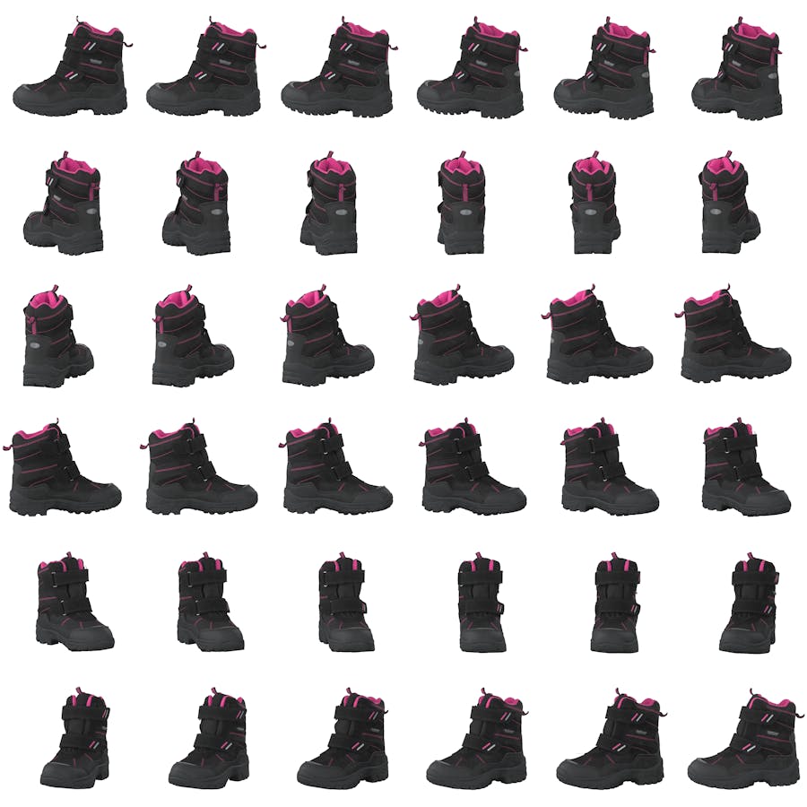 430-9113 Waterproof Warm Lined Black/fuchsia - Bild 8