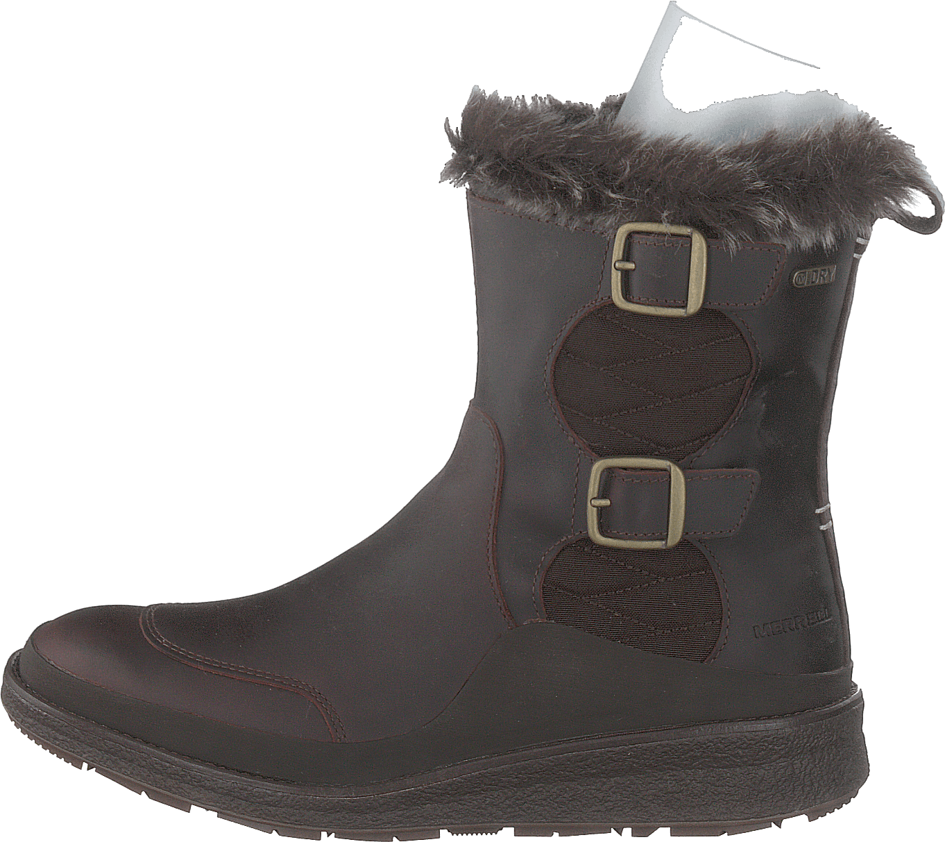Tremblant Ezra Zip Wtpf Ice+ Espresso, Female, Sko, Boots, vinterstøvler, Grå, EU 40