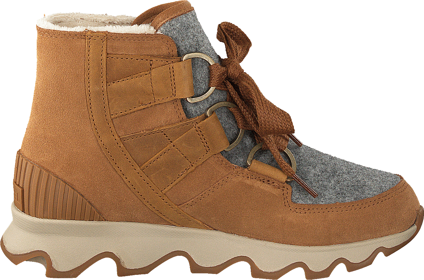 Kinetic Short Lace 224 Camel Brown Natural Shoes for every