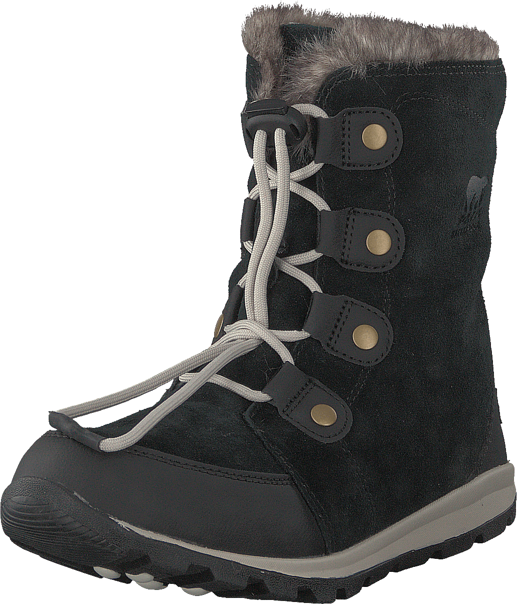 Youth Whitney Suede 010, Black, Dark Stone