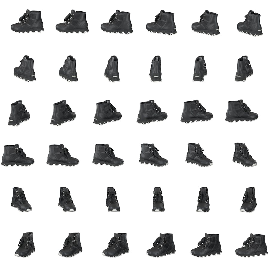 Kinetic Short Lace 010, Black, White - Bild 8