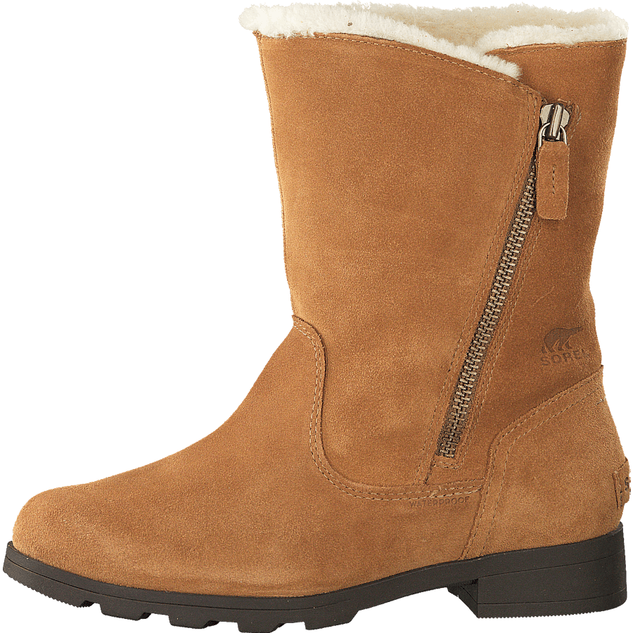 Youth Emelie Foldover Camel Brown, Natural