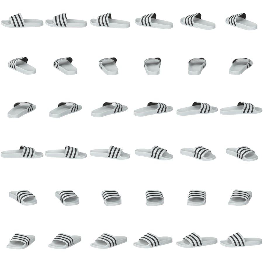 Adilette White/cblack/white - Bild 8