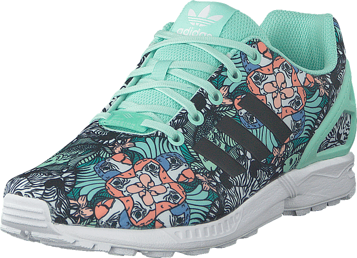 zx flux turquoise noir