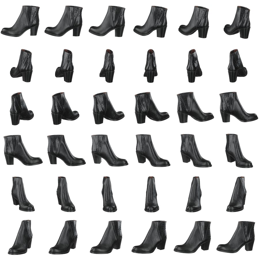 Luisa High Croco Black - Bild 8