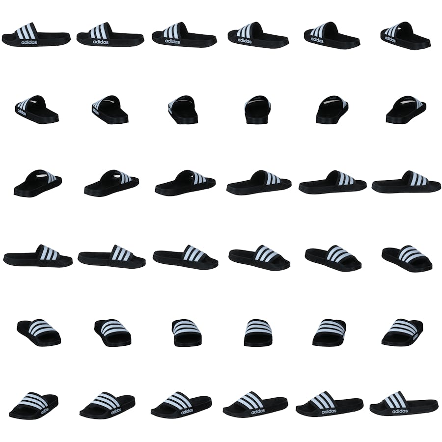 Adilette Cloudfoam Slides Core Black / Cloud White / Core Black - Bild 8