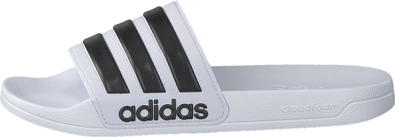 Adilette Cloudfoam Slides Cloud White / Core Black / Cloud White, Unisex, Sko, Sandaler og Hjemmesko, sandaler, Hvid, EU 46