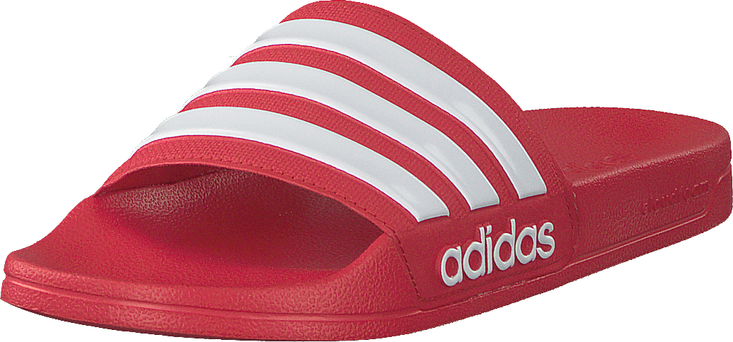 Adilette Cloudfoam Slides Scarlet / Footwear White / Scarlet