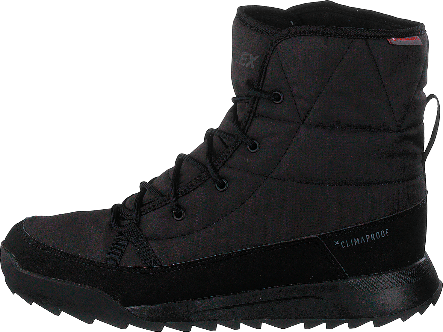 Terrex Choleah Padded Cp Cblack/cblack/grefiv, Female, Schoenen, Laarzen, winterlaarzen, Zwart, EU 37 1/3