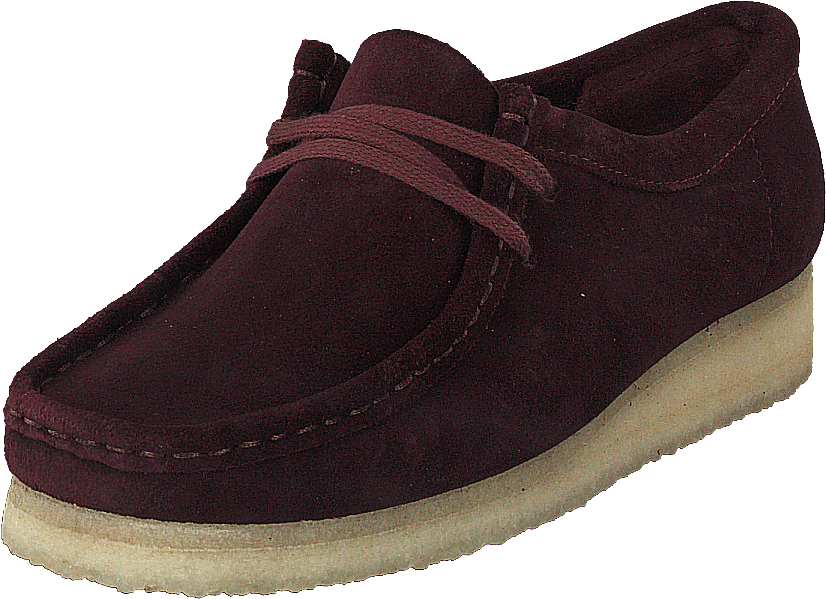 Wallabee burgundy hot sale suede