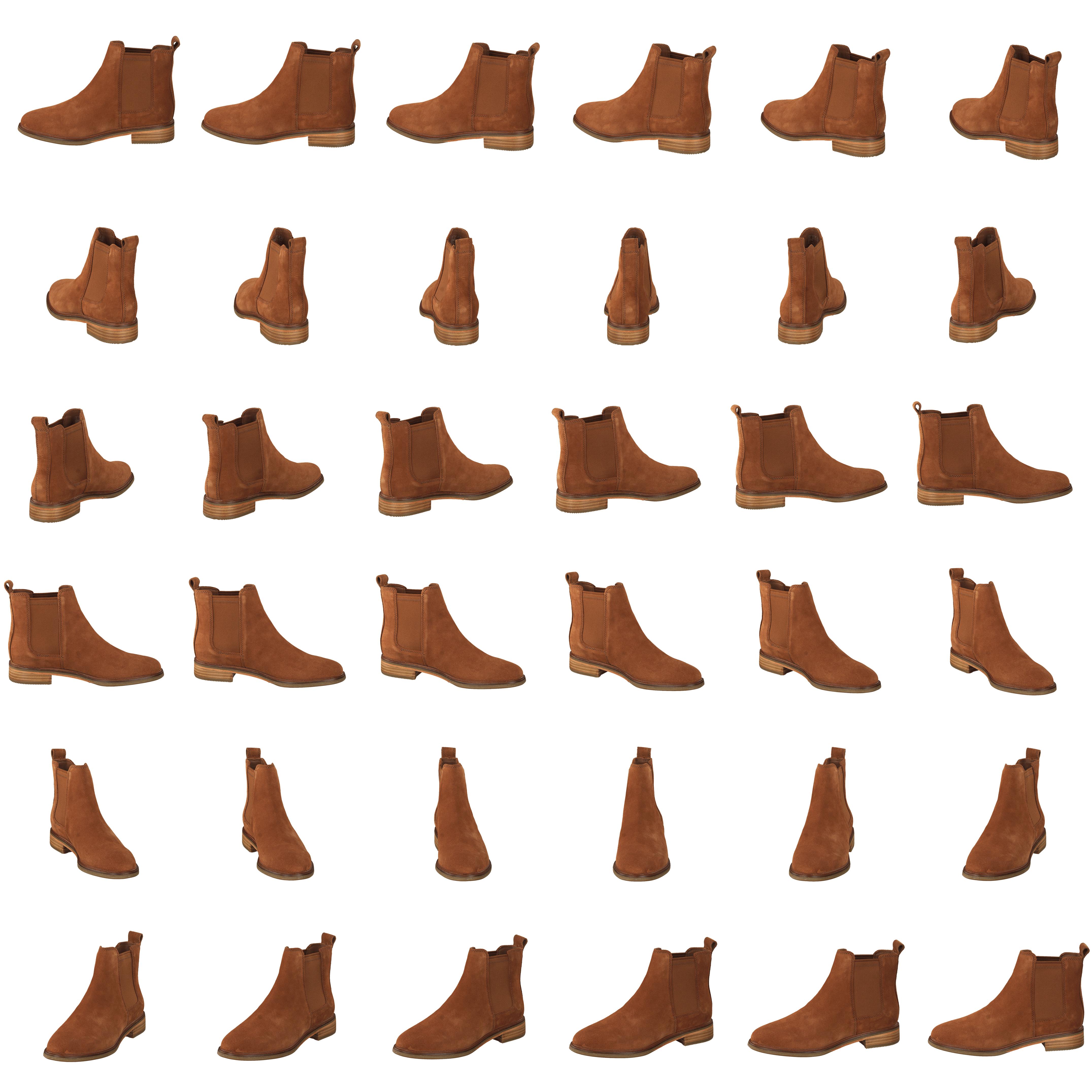 Clarkdale Arlo Dark Tan Suede - Bild 8