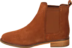 Clarks - Clarkdale Arlo Dark Tan Suede