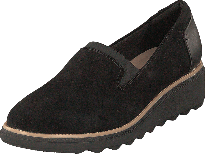 clarks sharon dolly black suede