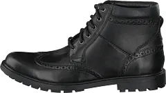 Clarks - Curington Rise Blk Smooth Lea
