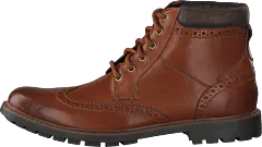 Clarks - Curington Rise Tan Leather