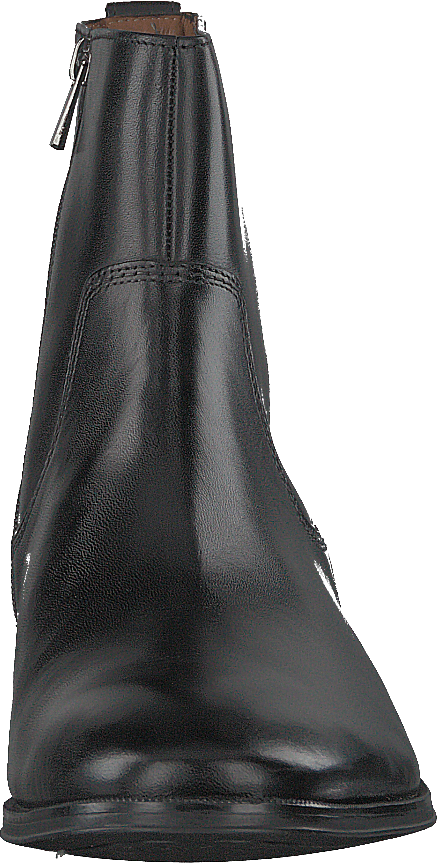 Gilman Zip Black Leather Shoes for every occasion Footway