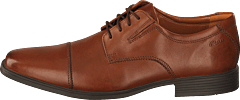 Clarks - Tilden Cap Dark Tan Lea