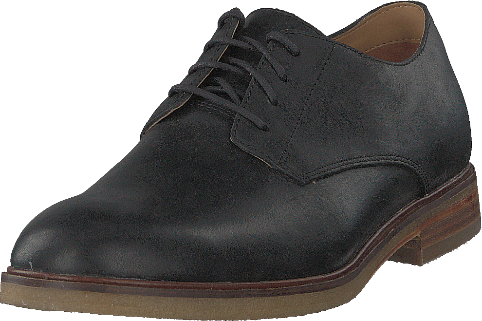 Clarkdale Moon Black Leather
