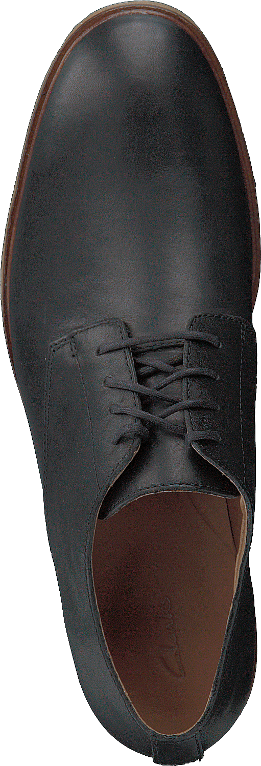 Clarkdale Moon Black Leather